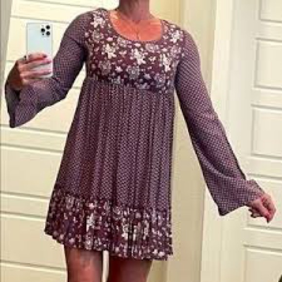 tokyo Darling Dresses & Skirts - 2 FOR $20 Tokyo Darling Boho Dress Purple Peasant Style Rayon Cottagecore XS